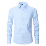 Solid-colored shirt H-8868