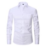 Solid-colored shirt H-8868