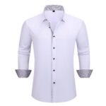 Solid-colored shirt 2-761 Contrast-Color Shirt