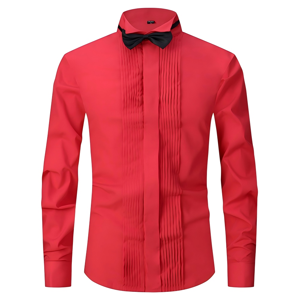 Solid-colored shirt H-550 Buttonless Formal Shirt