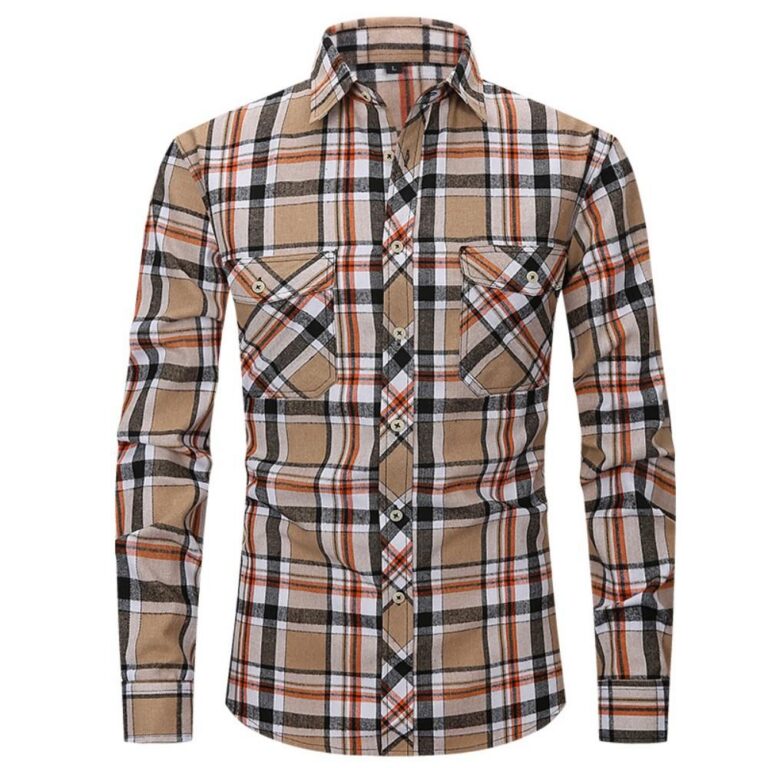 Plaid shirt M5 Brushed Plaid Shirt