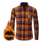 Plaid shirt BN17 Fleece-Lined Plaid Shirt