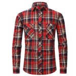 Plaid shirt M5 Brushed Plaid Shirt