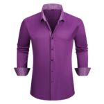 Solid-colored shirt 2-761 Contrast-Color Shirt