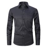 Solid-colored shirt H-8868