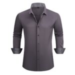 Solid-colored shirt 2-761 Contrast-Color Shirt