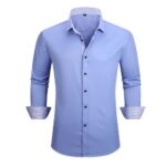 Solid-colored shirt 2-761 Contrast-Color Shirt