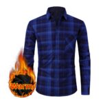 Plaid shirt BN17 Fleece-Lined Plaid Shirt