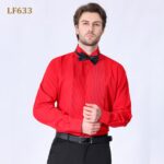Solid-colored shirt LF631 Button-Down Formal Dress Shirt