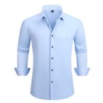 Solid-colored shirt 2-761 Contrast-Color Shirt