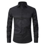 Solid-colored shirt H-8868